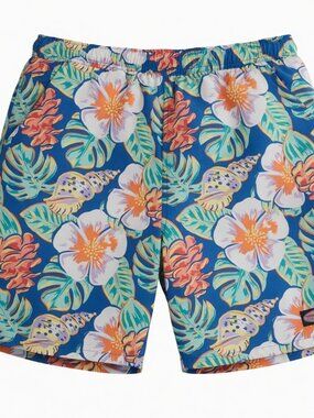 Vineyard Vines Floral Print Swimsuit with Liner - Men's Small